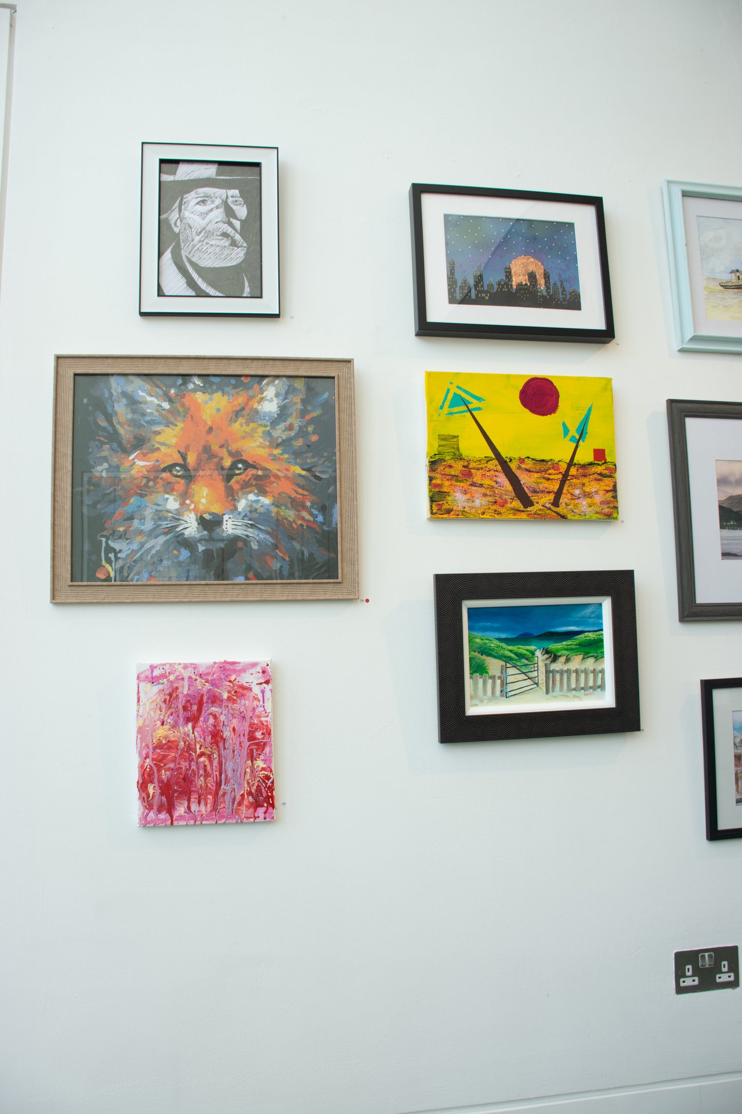 She's So Pretty, Your Princess Within - Original Abstract Painting With Exhibition History