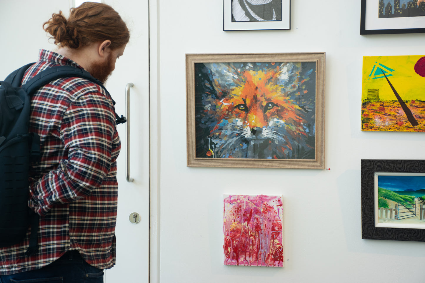 She's So Pretty, Your Princess Within - Original Abstract Painting With Exhibition History