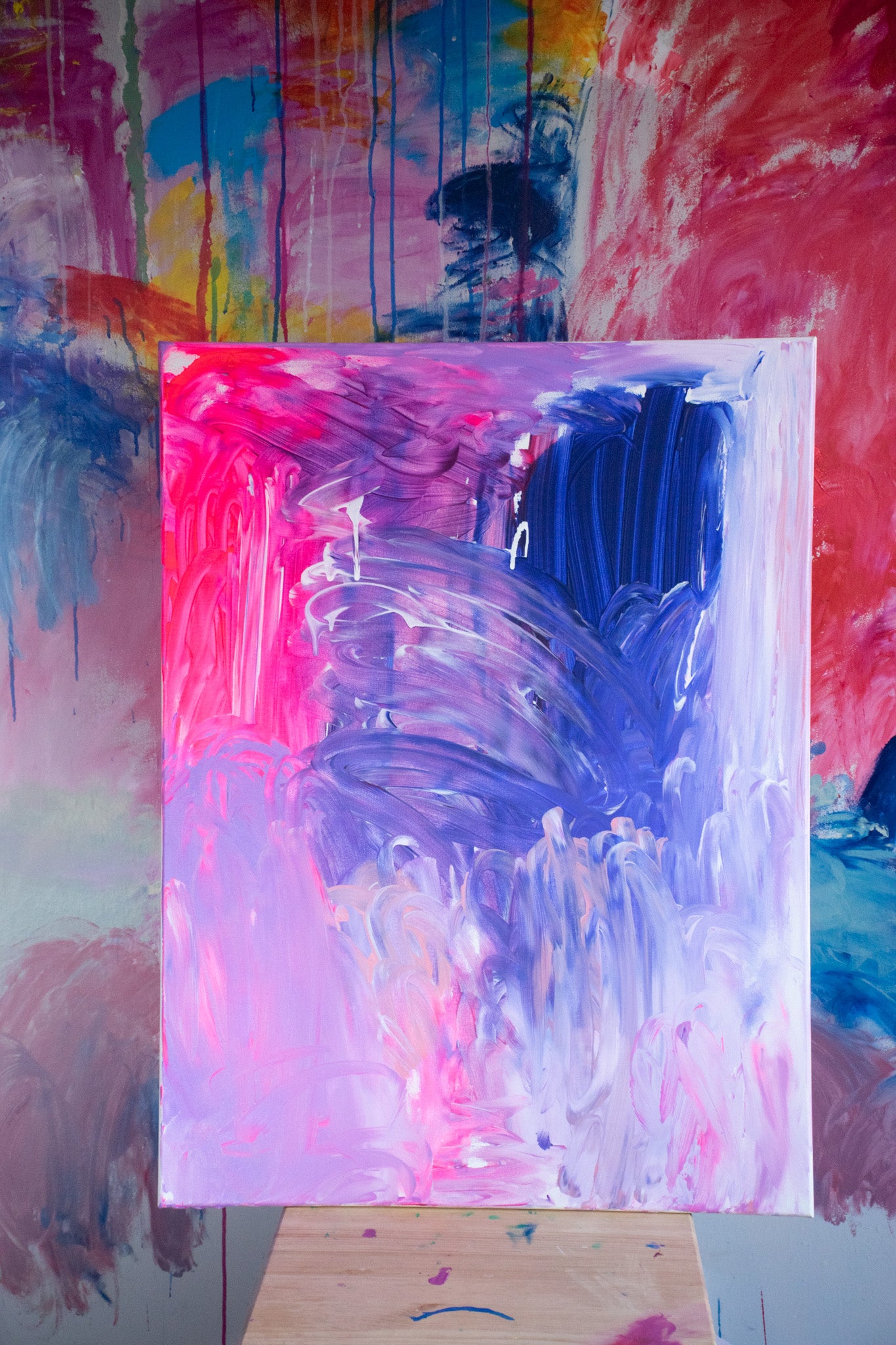 How I feel when I think of you Original Painting
