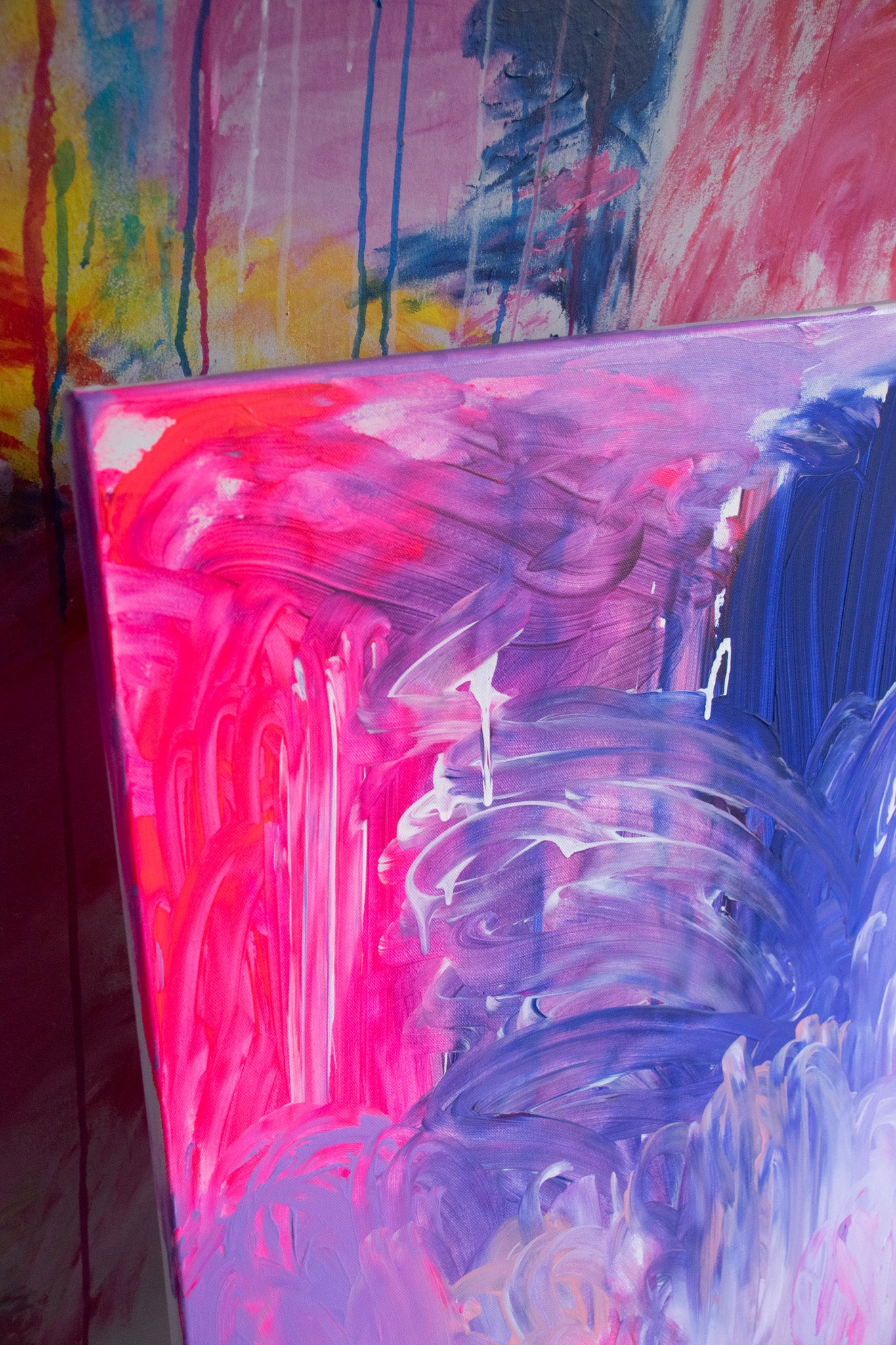 How I feel when I think of you Original Painting