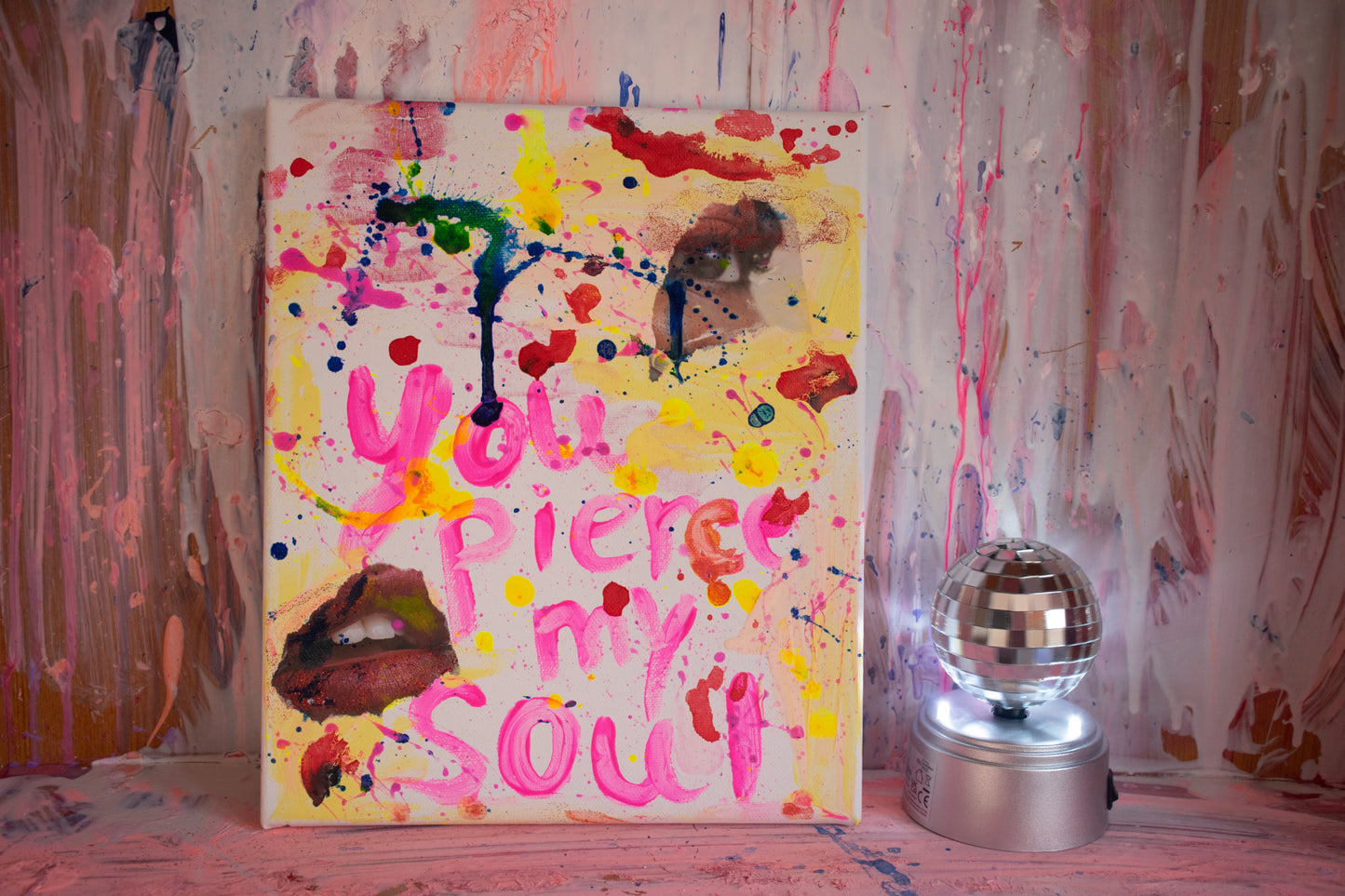 You pierce my soul - Original Collage inspired by Jane Austen