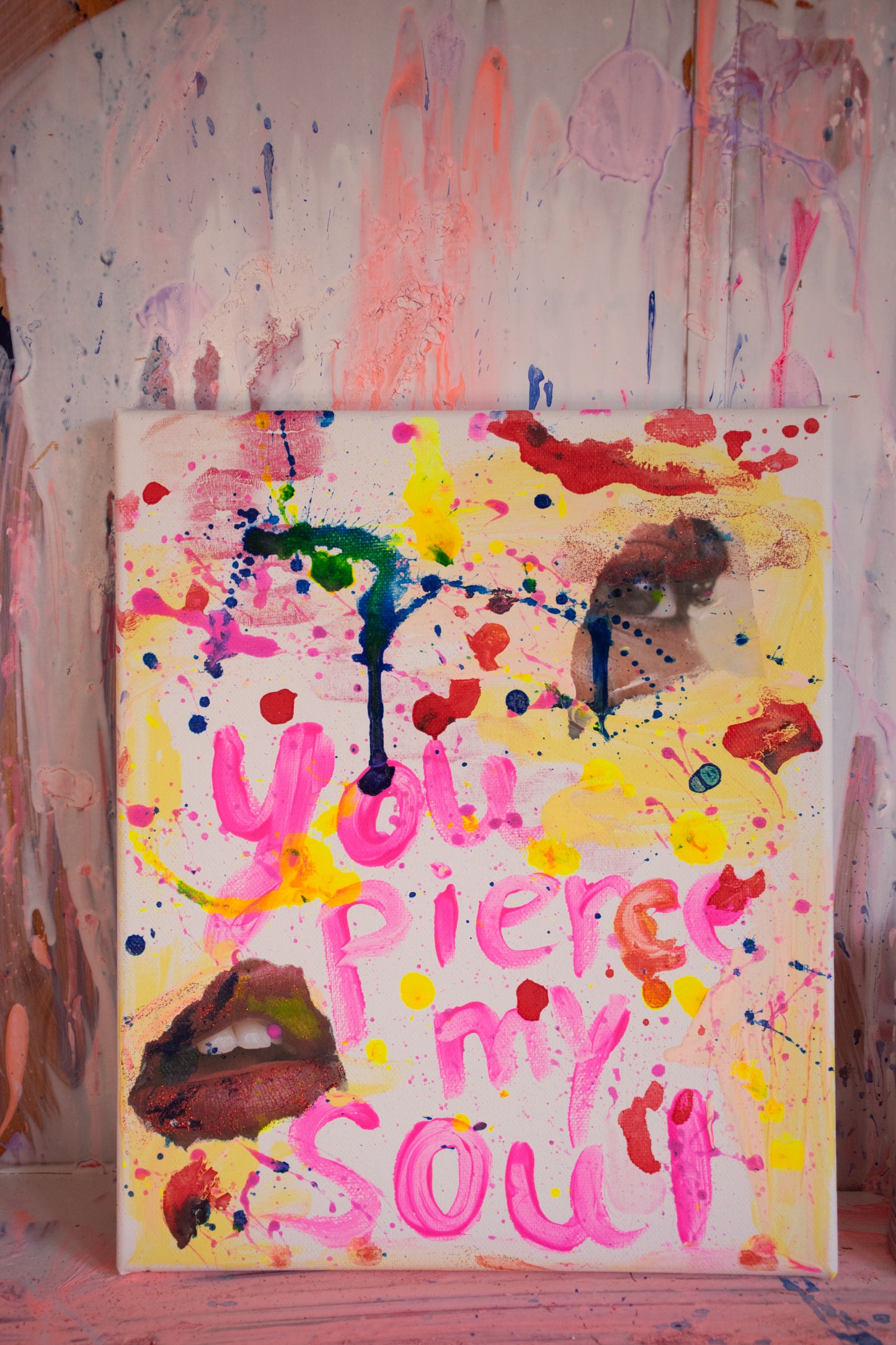 You pierce my soul - Original Collage inspired by Jane Austen