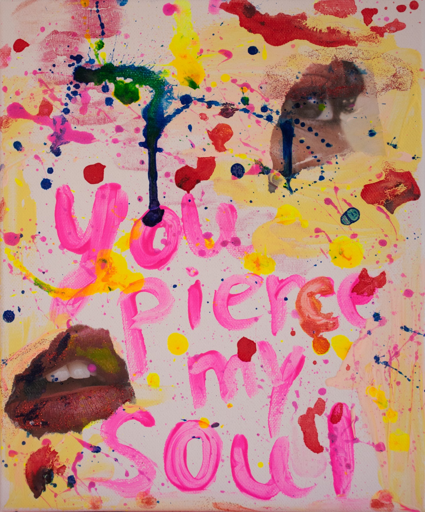 You pierce my soul - Original Collage inspired by Jane Austen