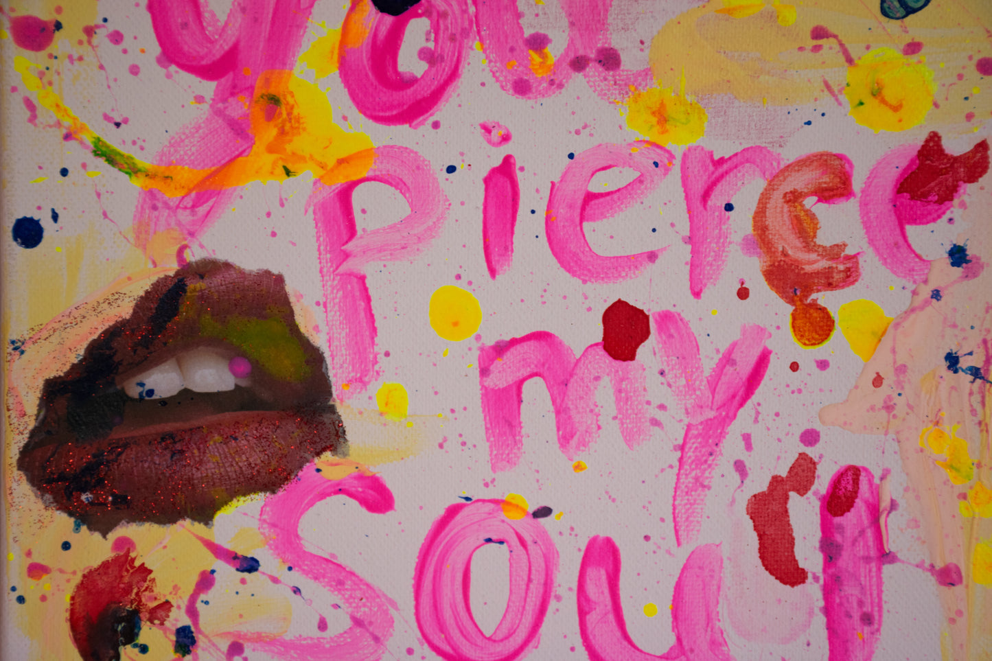 You pierce my soul - Original Collage inspired by Jane Austen