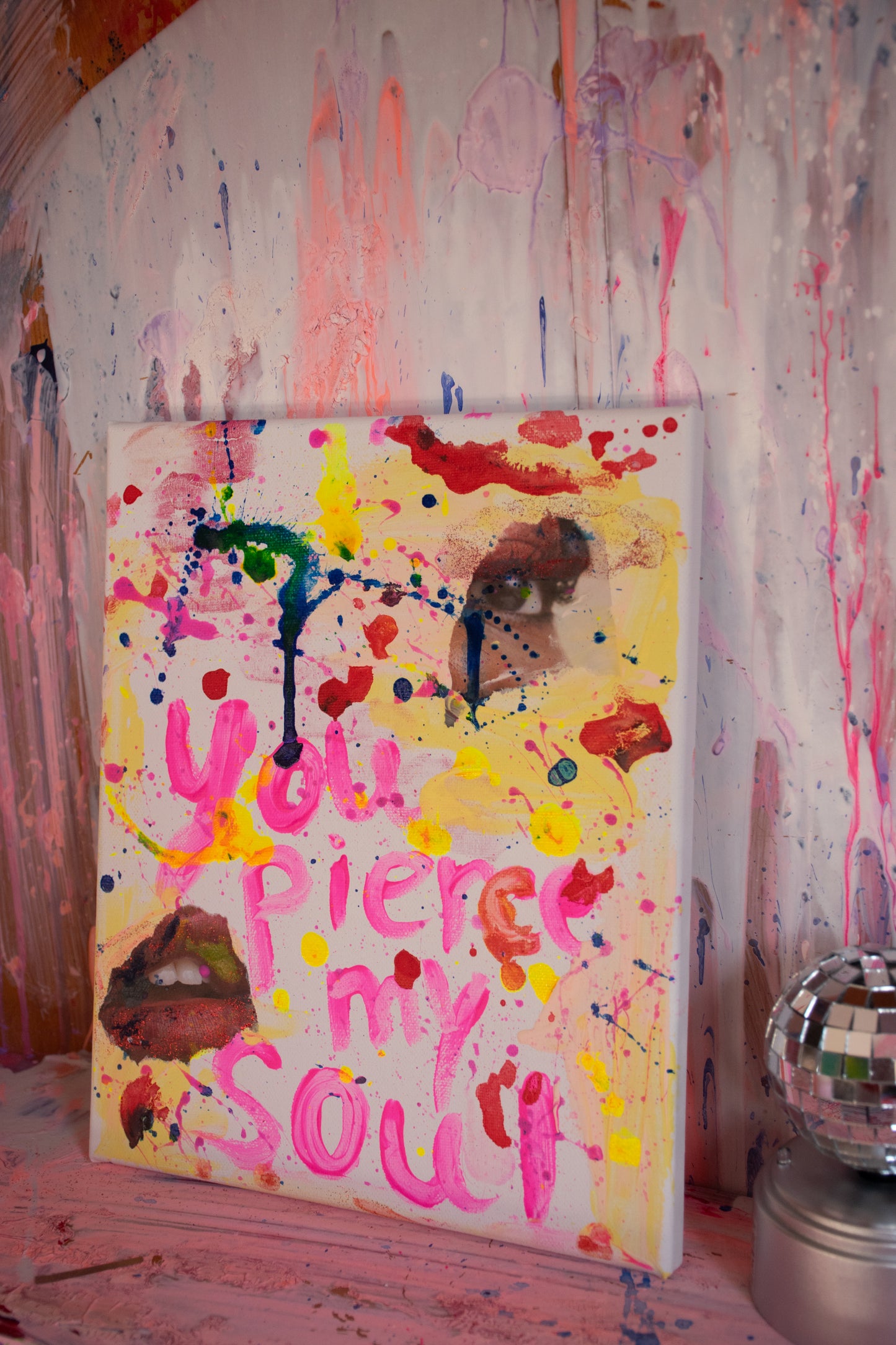 You pierce my soul - Original Collage inspired by Jane Austen