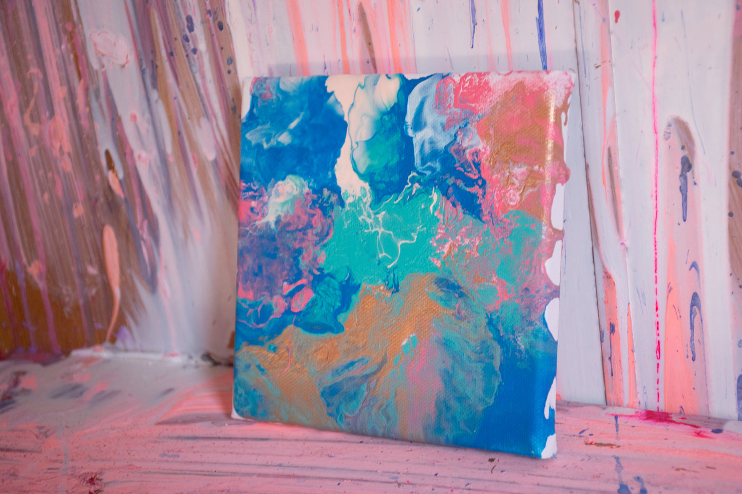Ocean Eyes - Original Small Abstract Painting