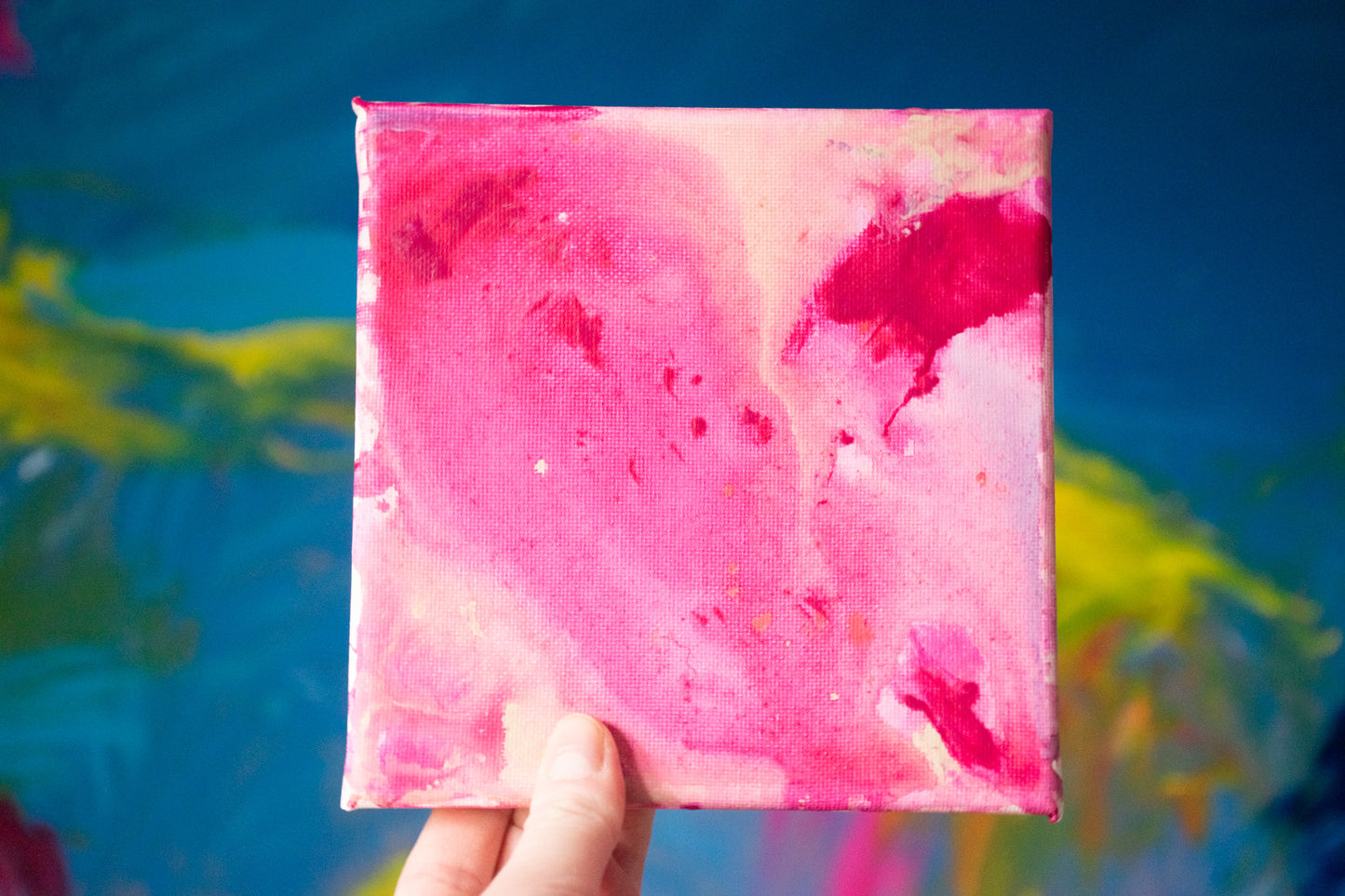 Pink Chaos Original Painting