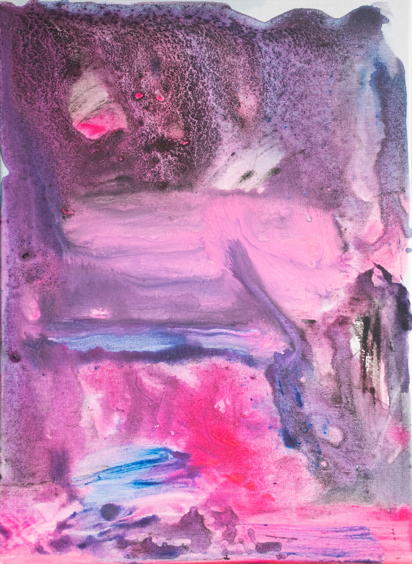 Rhapsody in Pink and Plum Original Painting