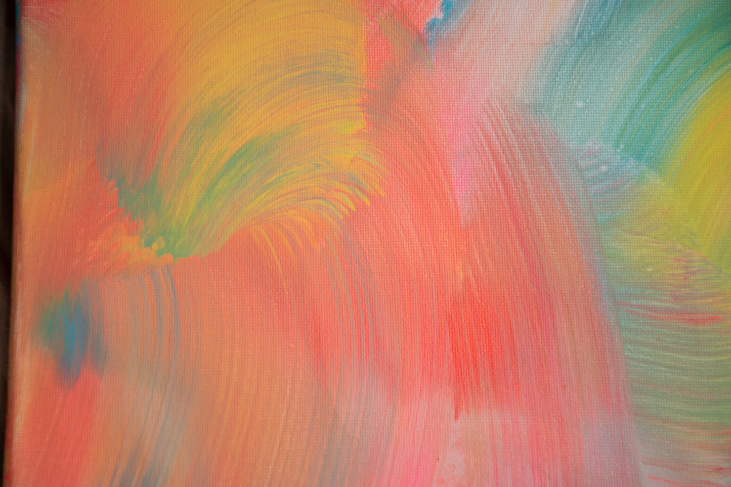 Tranquility - Original Abstract Painting with Warm Tones