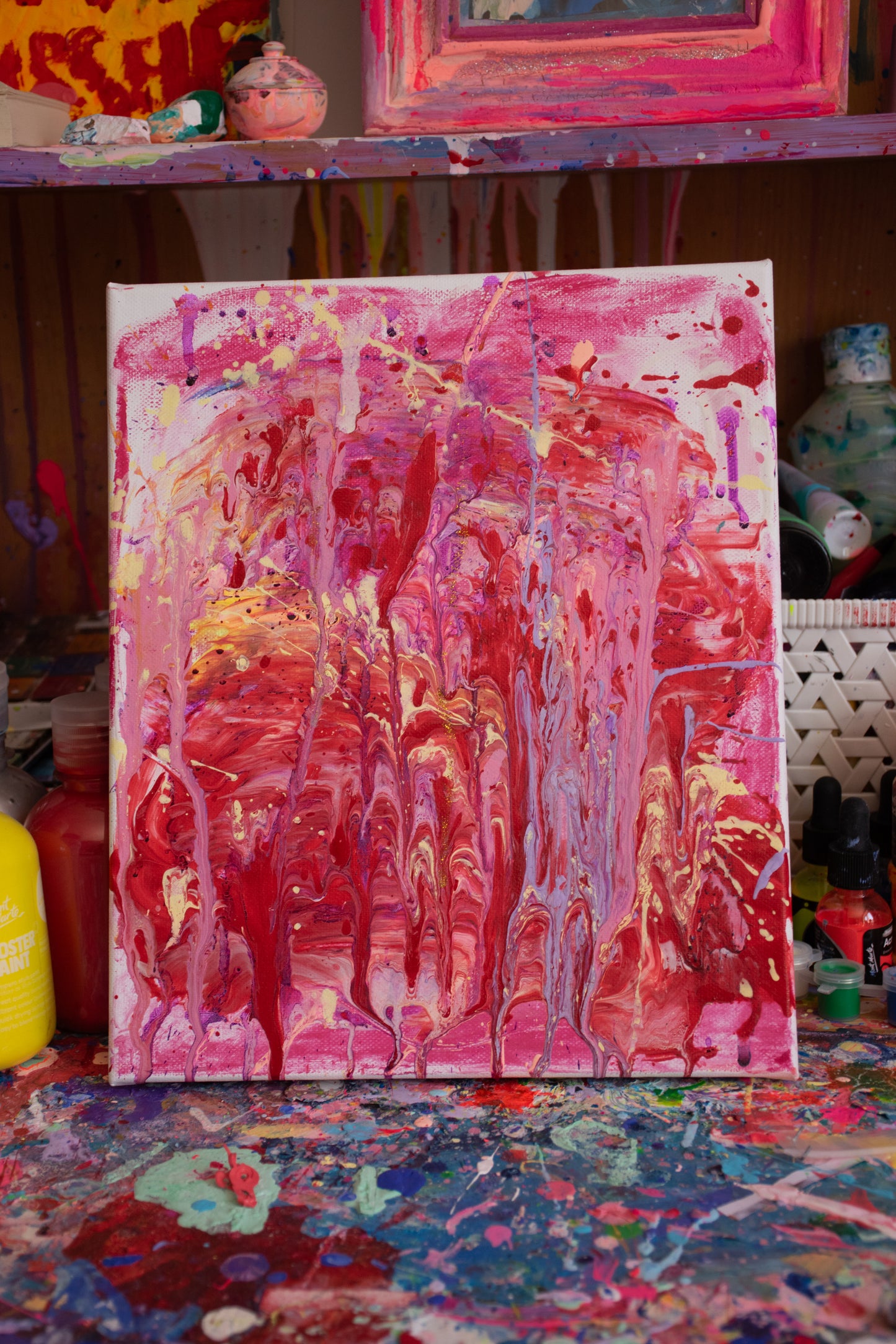 She's So Pretty, Your Princess Within - Original Abstract Painting With Exhibition History