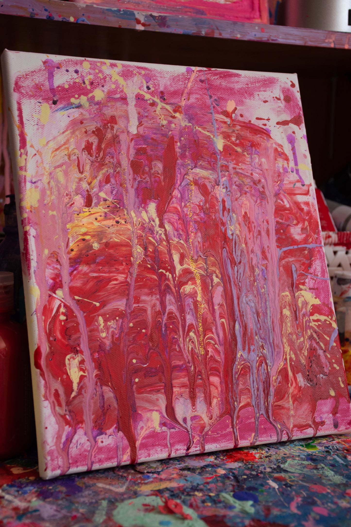 She's So Pretty, Your Princess Within - Original Abstract Painting With Exhibition History