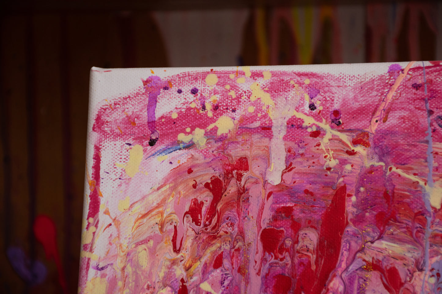 She's So Pretty, Your Princess Within - Original Abstract Painting With Exhibition History