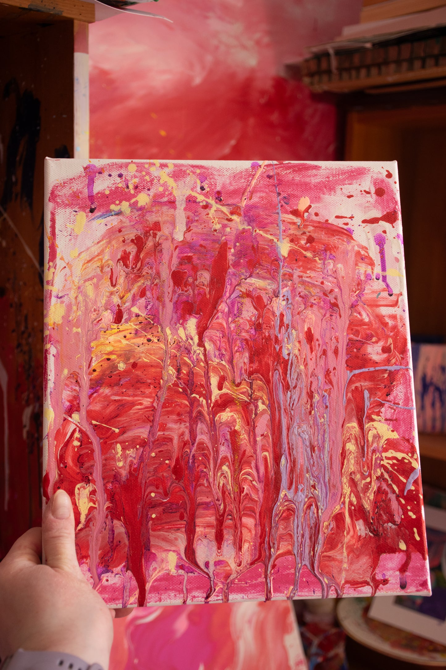 She's So Pretty, Your Princess Within - Original Abstract Painting With Exhibition History