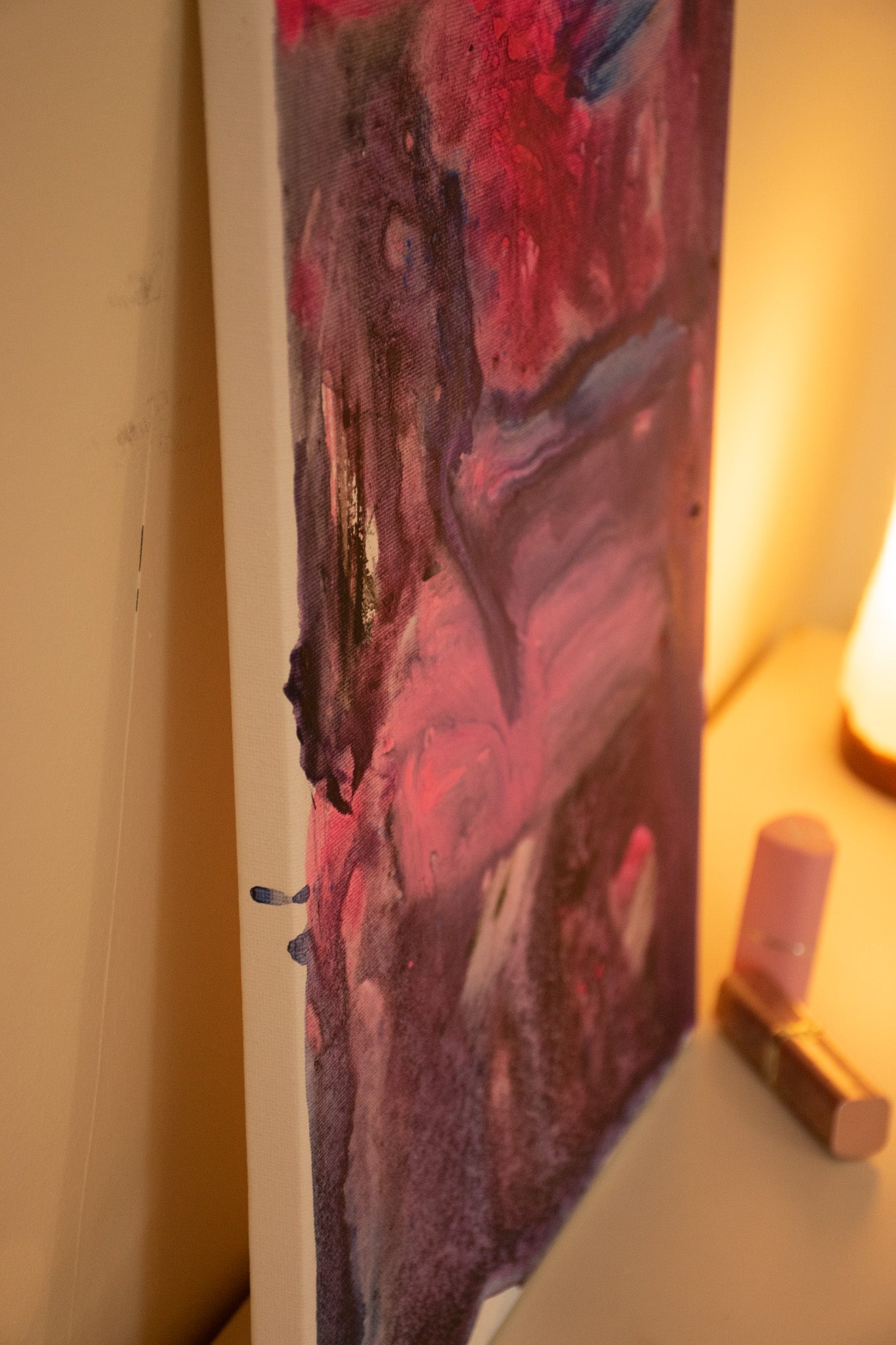 Rhapsody in Pink and Plum Original Painting