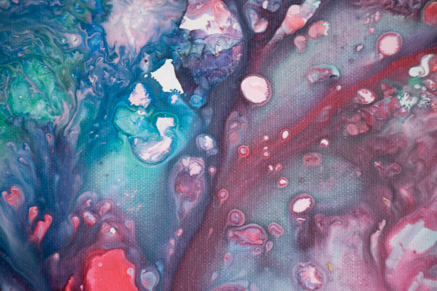 Obsession - Original Heart Shaped Painting