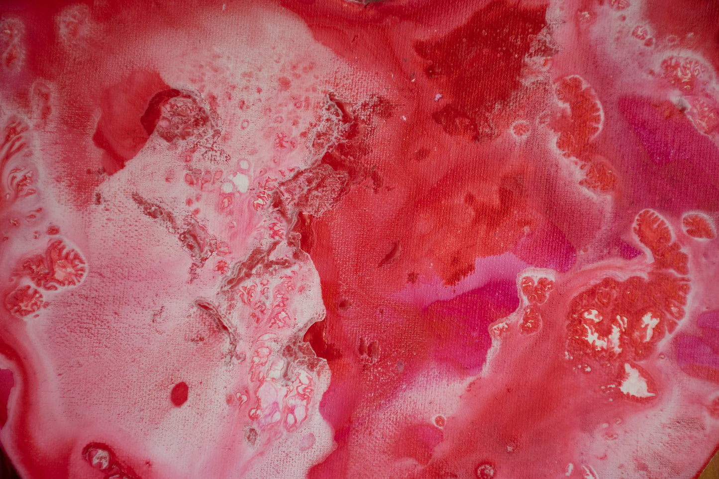 Desire– Original Heart-Shaped Abstract Painting
